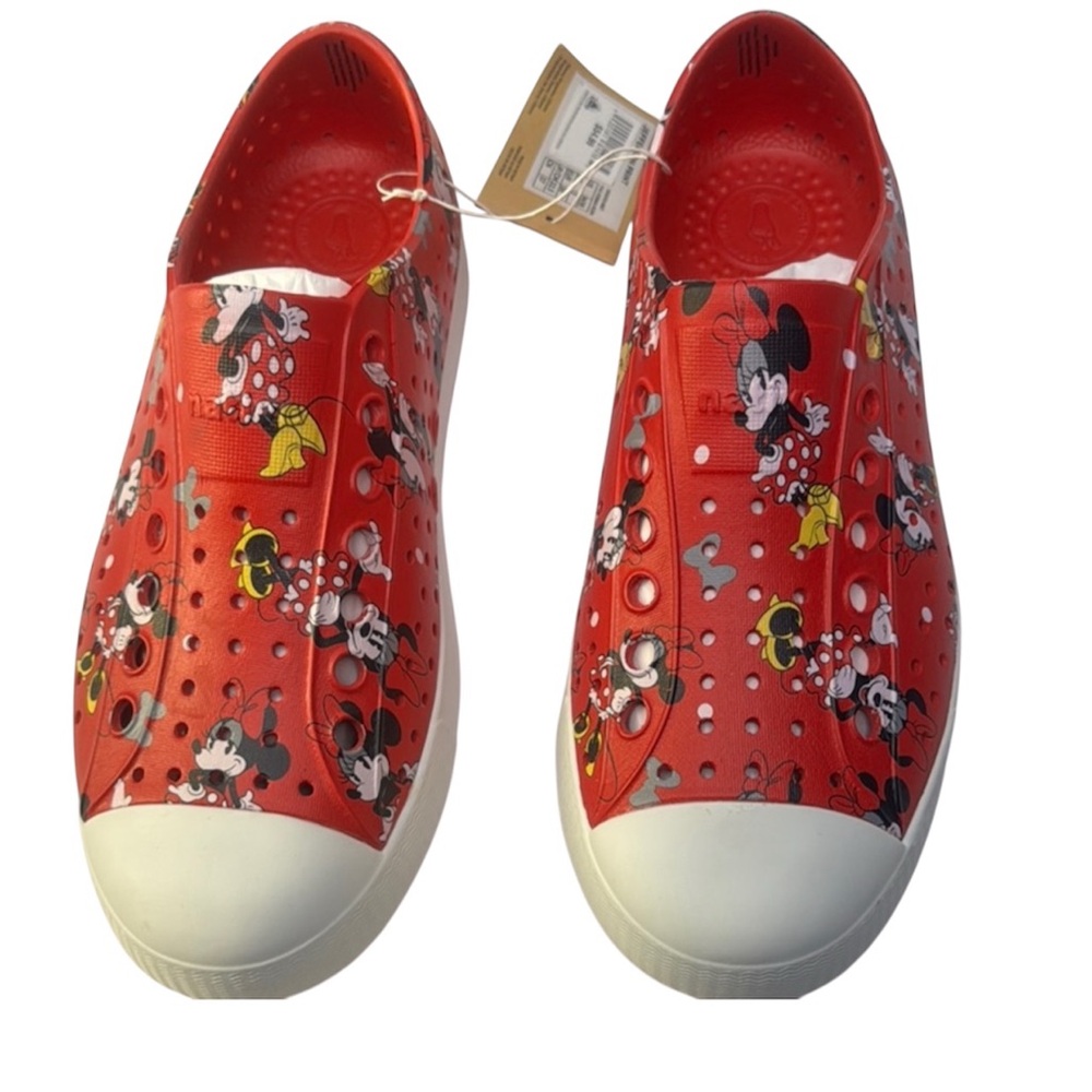 Disney Kids Red and White Character Sneakers